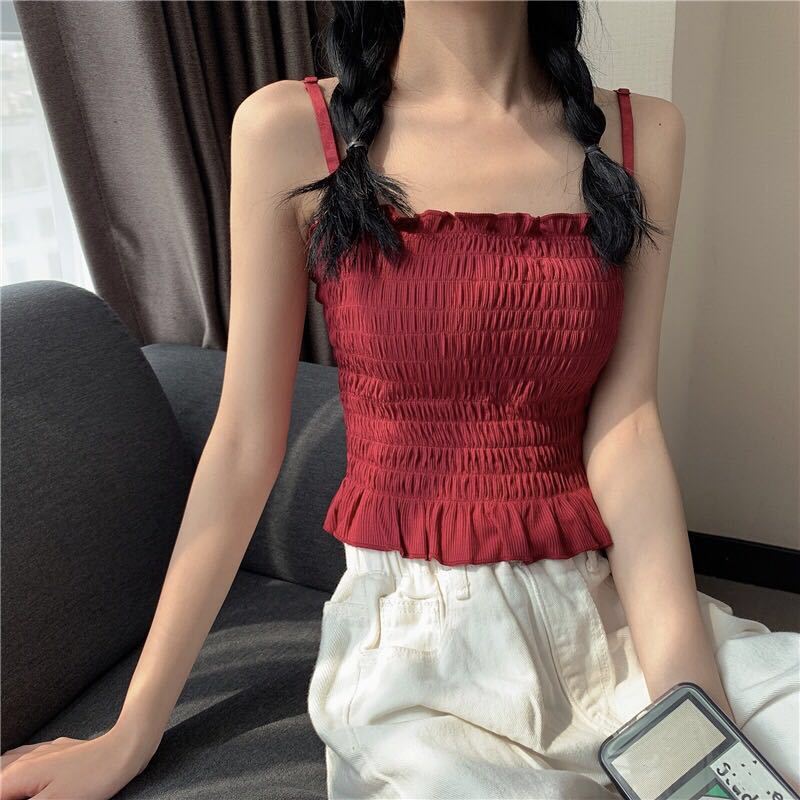 Áo Lót Thể Thao Ôm Dáng Phối Dây Chéo Lưng Quyến Rũ Cho Nữ