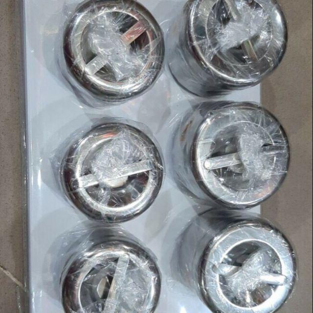 Hộp Inox Tròn Đựng Bông Gòn, Lưu Mẫu thức ăn Các Size