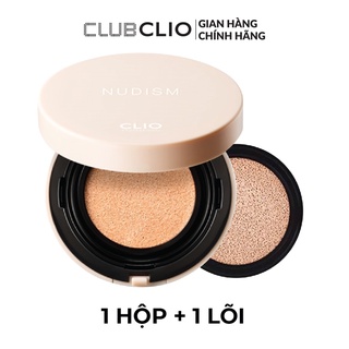 Phấn Nước Trang Điểm 2 lõi Đa Năng Clio Nudism Velvetwear Cushion 15G (Tặng 1 lõi Refill)