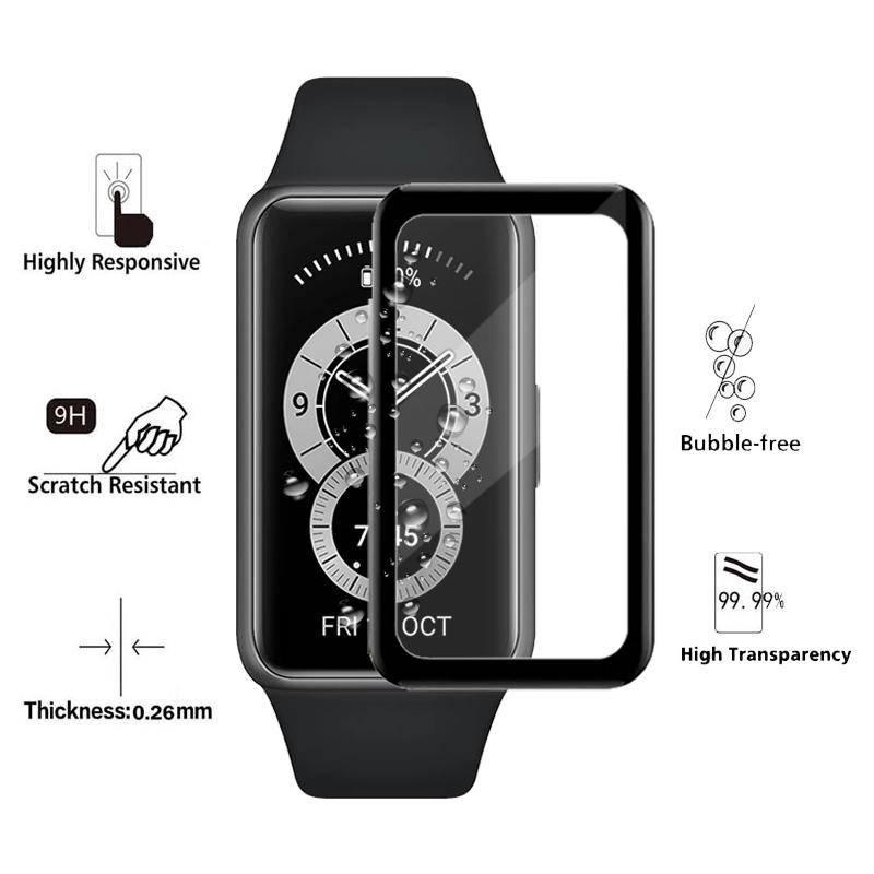 Miếng Dán Bảo Vệ Màn Hình 3D Cho Huawei band 7 6 Pro Honor 6