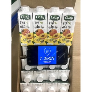 Lốc 4 Hộp trà Cozy Các Vị Trà đào sả/ Trà tắc mật ong/ Trà vải