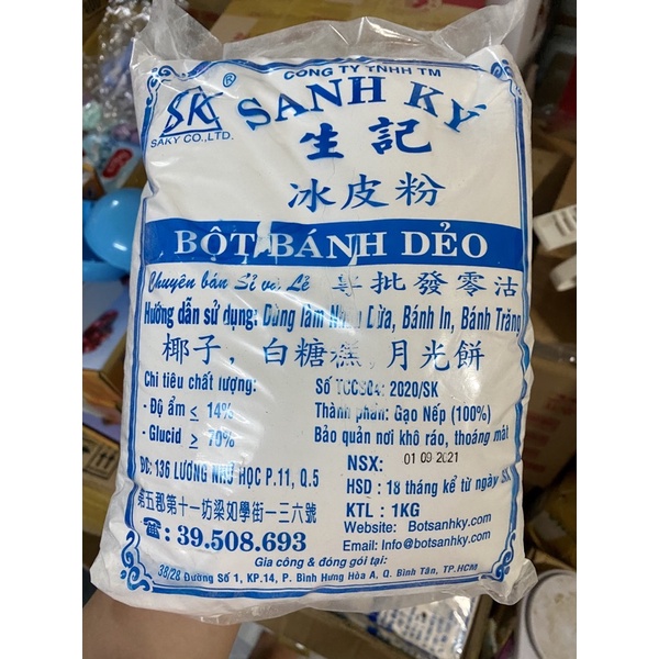 Bột bánh dẻo thường Sanh Ký 1kg