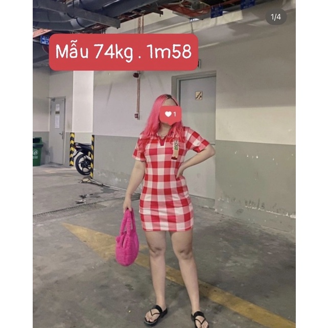 [ CHUBBY BIGSIZE ] ĐẦM BODY LEN THỎ HỒNG