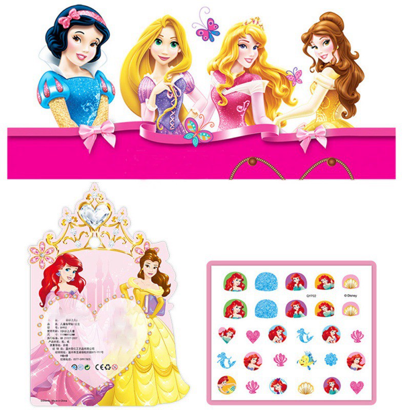 [Hàng mới về] Sticker dán móng tay trang trí họa tiết hoạt hình 3D diy cho trẻ em
