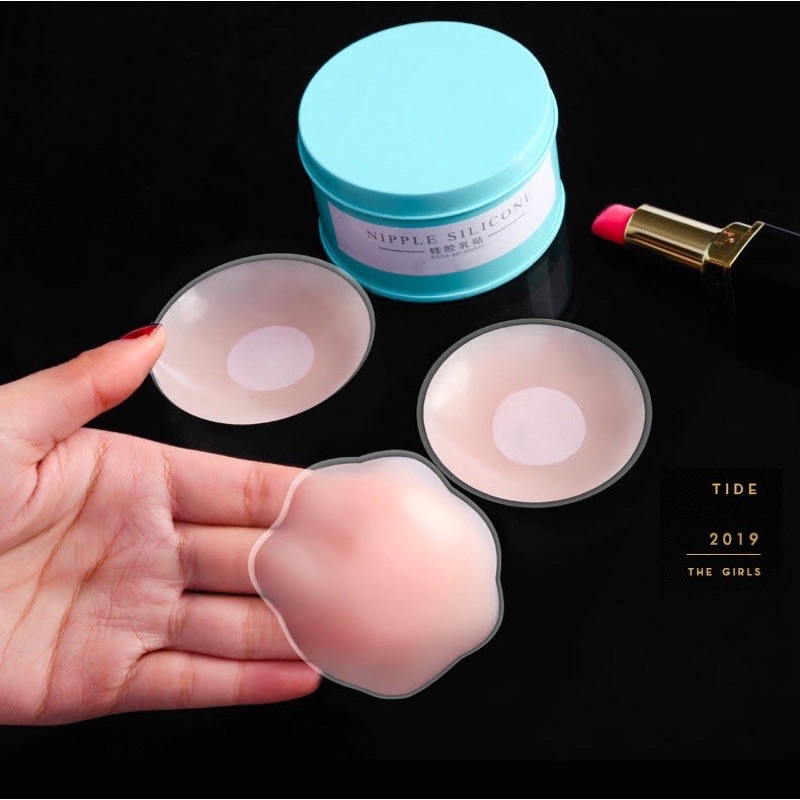 Miếng dán ngực silicon chống mồ hôi nâng ngực chống lộ khi mặc áo