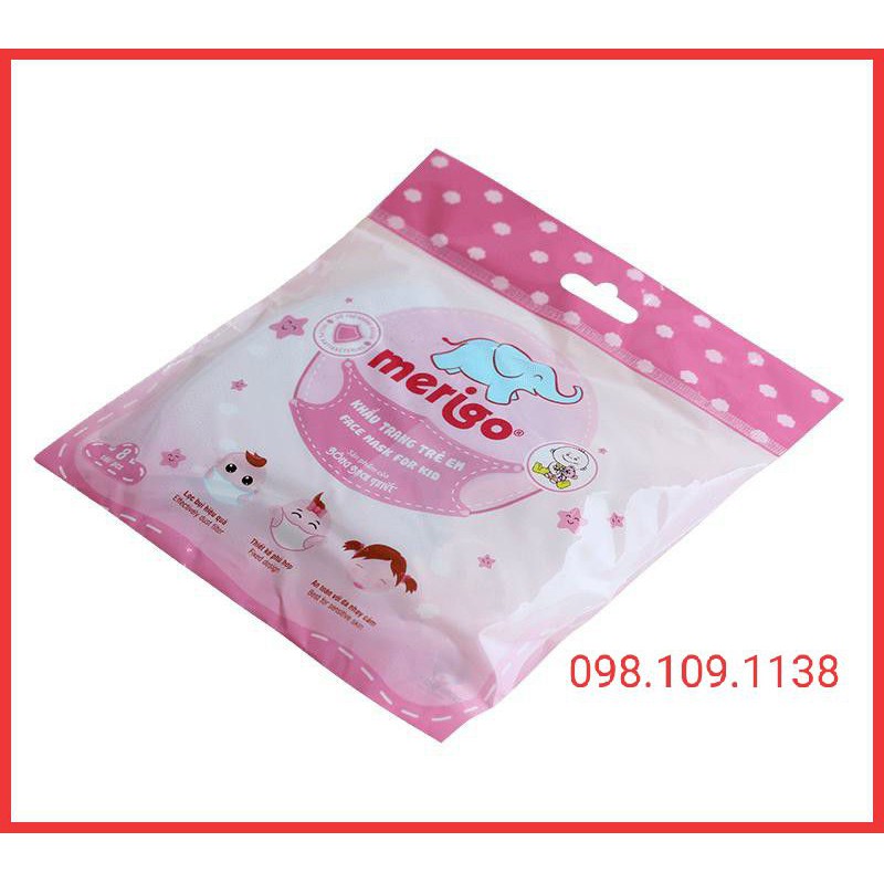 Khẩu trang Merigo 8 chiếc- Chính hãng Bông Bạch Tuyết