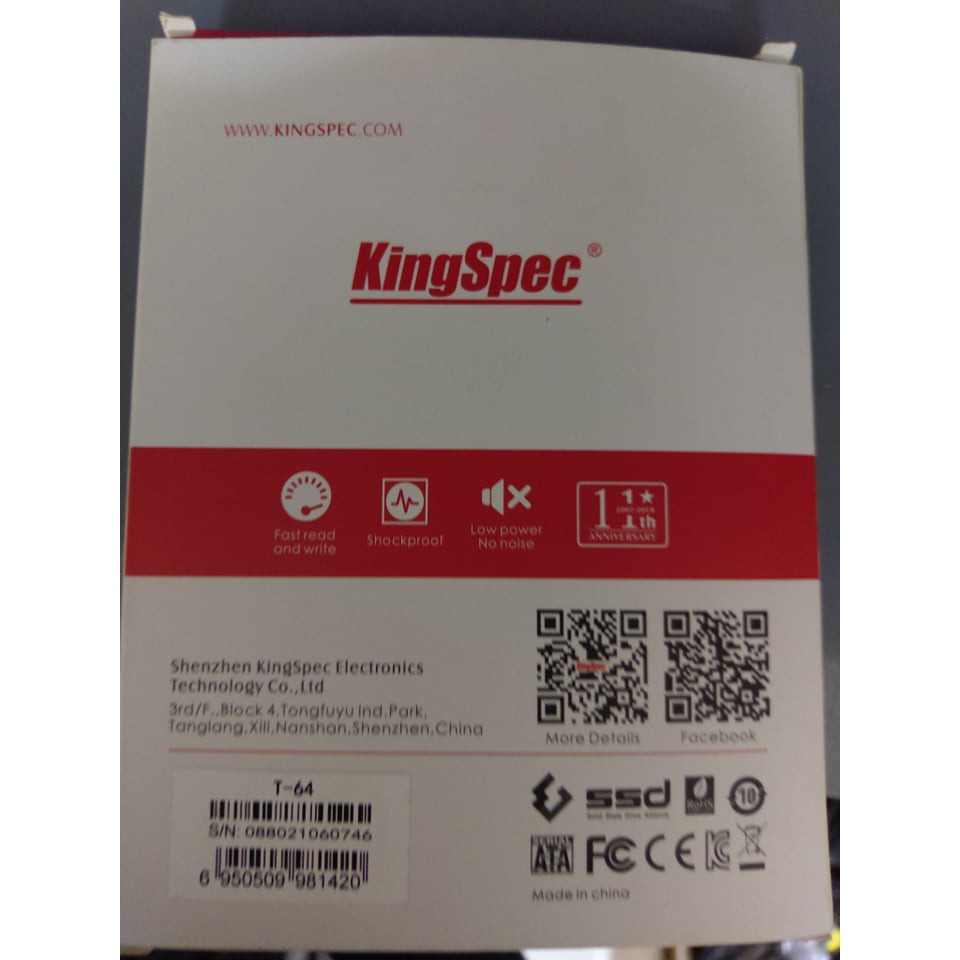 KingSpec 64GB SSD 2.5-inch SATAIII 6GB/s Internal Solid State Drive 60GB 64GB | BigBuy360 - bigbuy360.vn