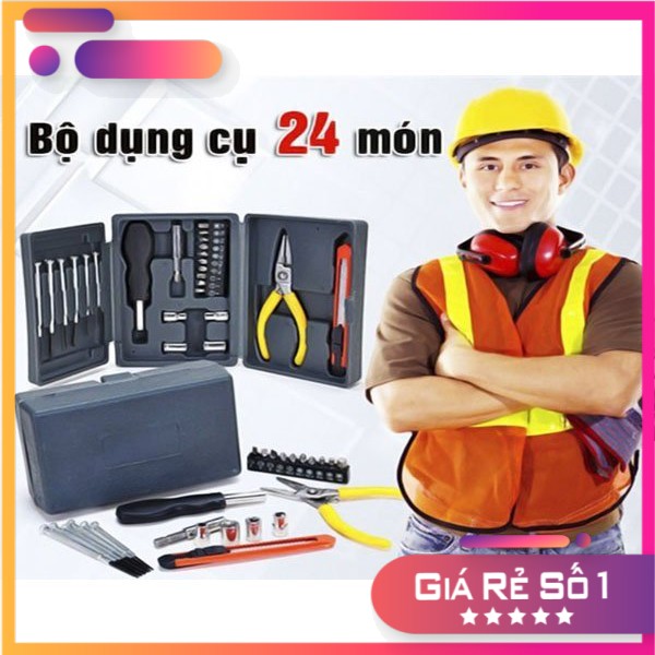 Bộ dụng cụ sửa chữa đa năng 24 món