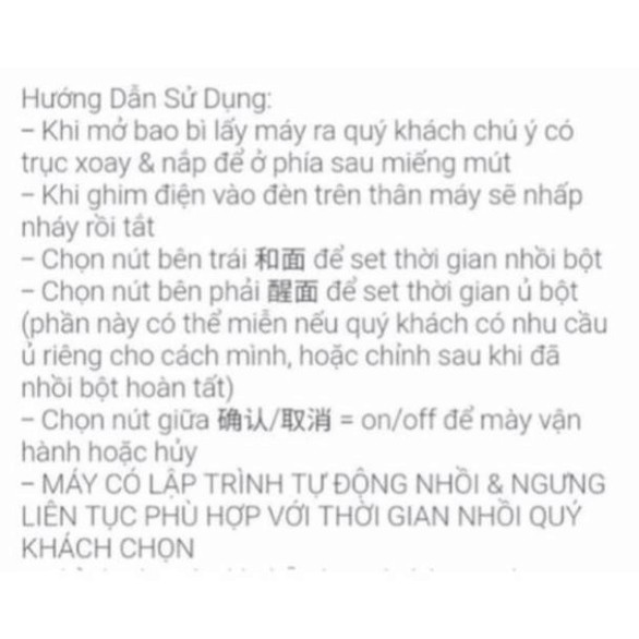 Sẵn Máy Nhồi Bột Bear A35A1 ( Máy To 3.5L ) Sẵn Hàng Sẵn, Giadunghome.com .