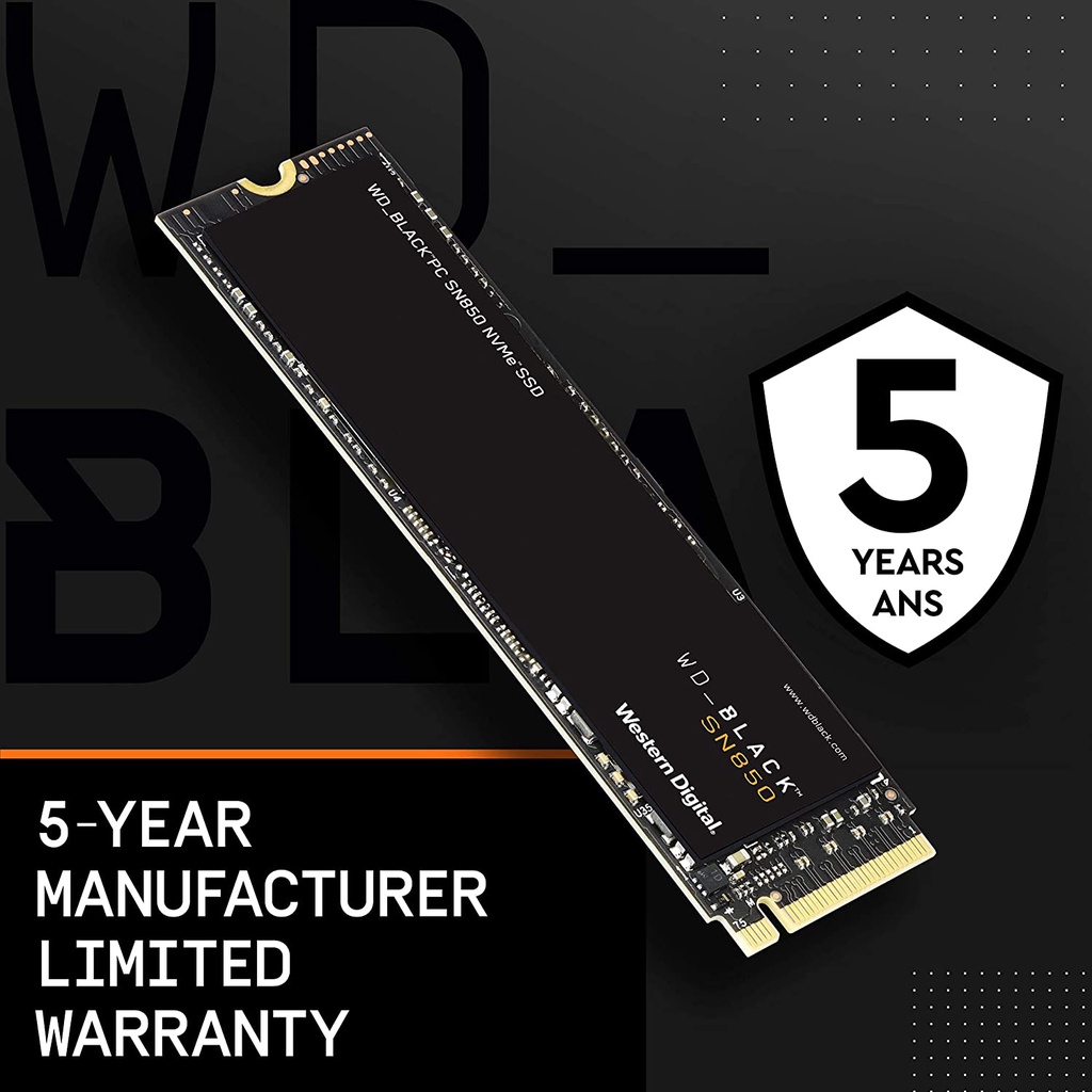 Ổ cứng SSD WD Black SN850 500GB 1TB 2TB NVMe SSD PCIe Gen 4 M.2