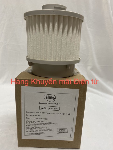 <KHUYEN MAI HOT>Combo bộ lọc + lưới lọc vi sợi thay thế cho bình lọc nước Pureit Excella