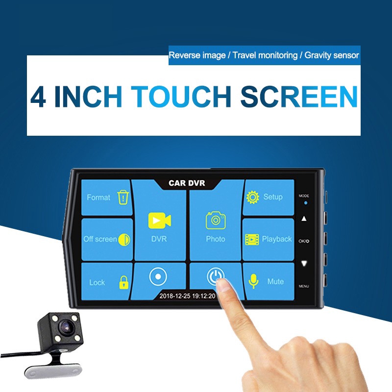 Máy Ghi Hình Ban Đêm Ống Kính Kép 4 Inch 1080p | BigBuy360 - bigbuy360.vn