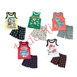 Combo 5 Bộ thun sát nách borip Carter bé gái/ bé trai màu ngẫu nhiên