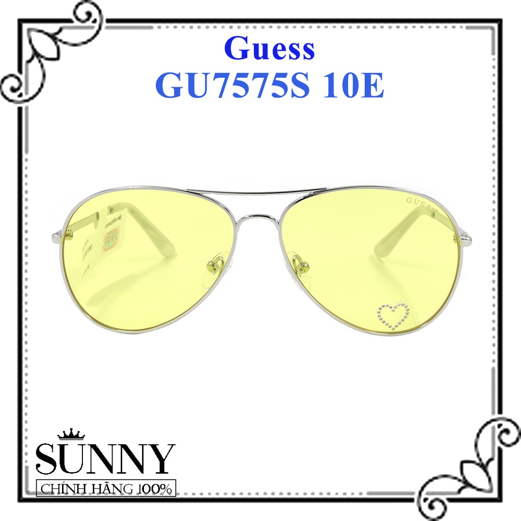 GU7575S 10E - kính mát thời trang Guess chính hãng, thiết kế dễ đeo bảo vệ mắt