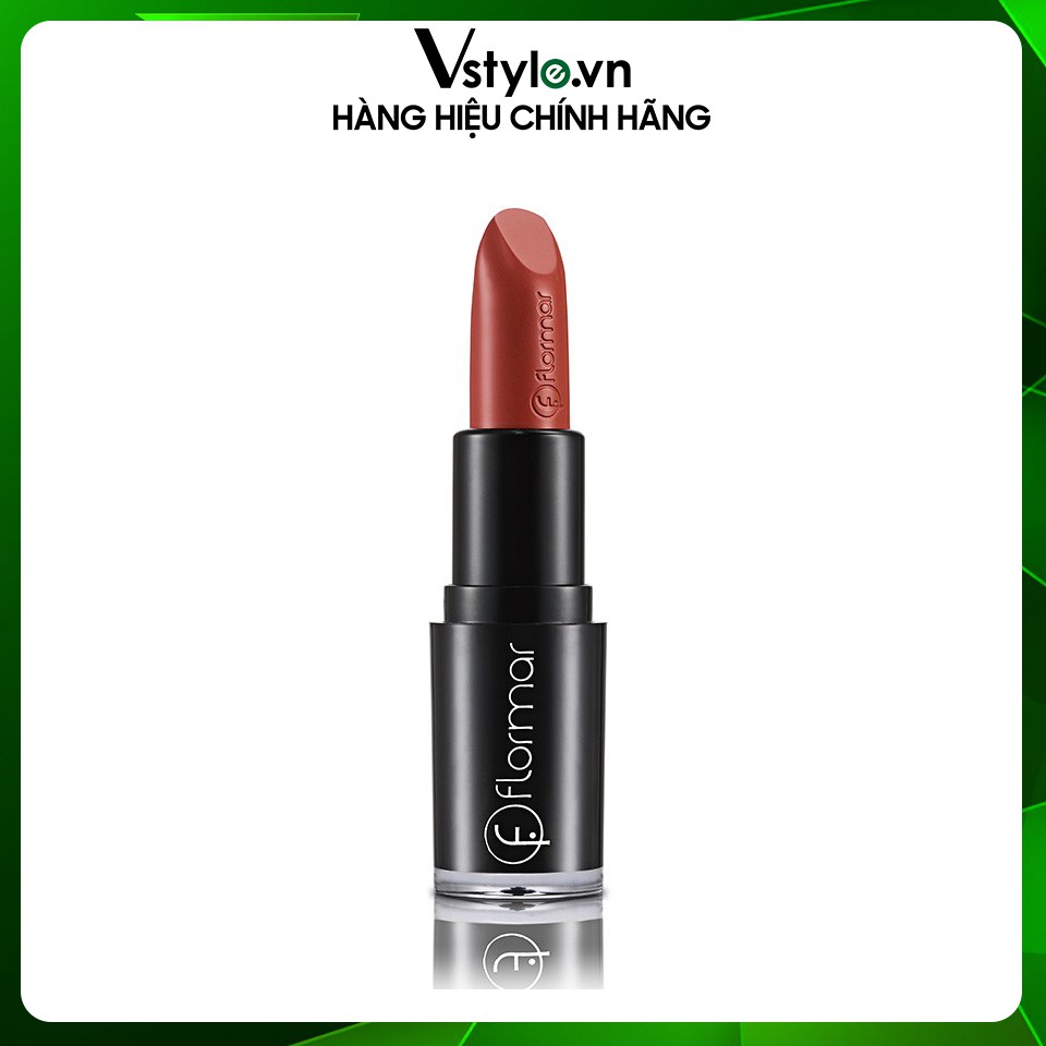 Son Môi Lâu Phai Flormar Long Wearing Lipstick Màu L017 Saturated Beige 4g