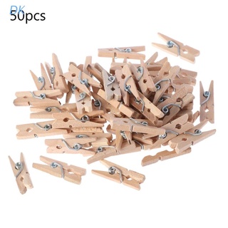 Set 50 kẹp gỗ treo ảnh/quần áo