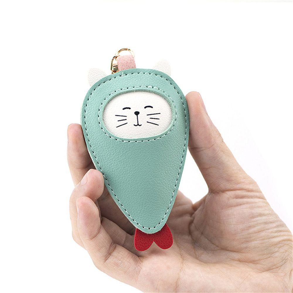 Móc Khóa Da PU Hình Động Vật Dễ Thương