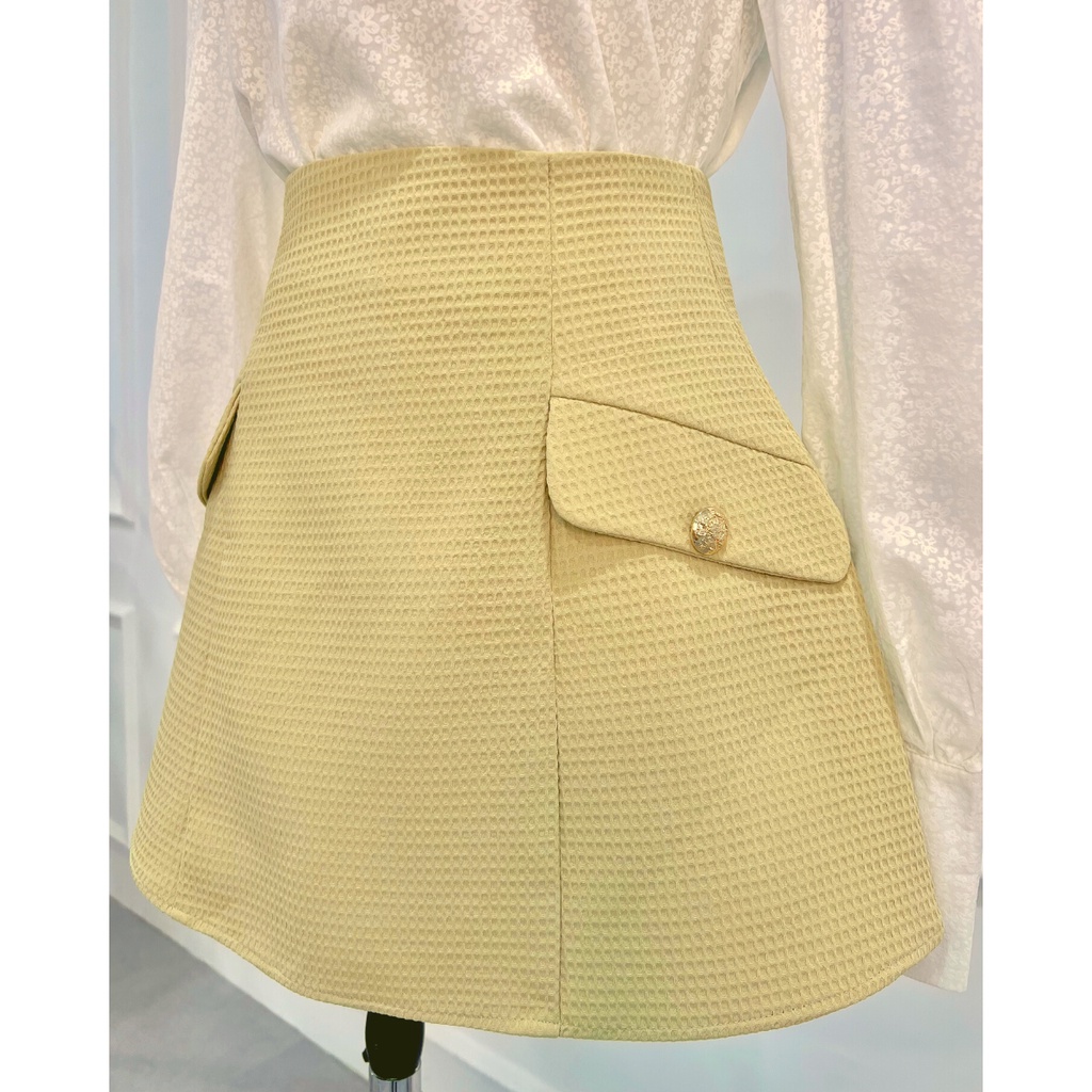 [C'MEE] Chân váy xốp có lót quần Cyan Mini Skirt