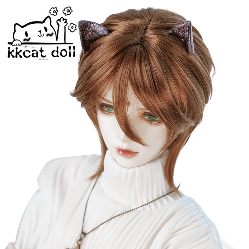 Kk Tóc Giả Đầu Sói Chịu Nhiệt Độ Cao Tỉ Lệ 1 / 3 Cho Búp Bê