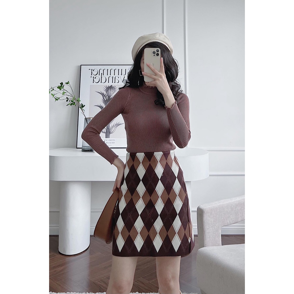 Chân Váy Len Nữ Vienne Tran N62F21T008