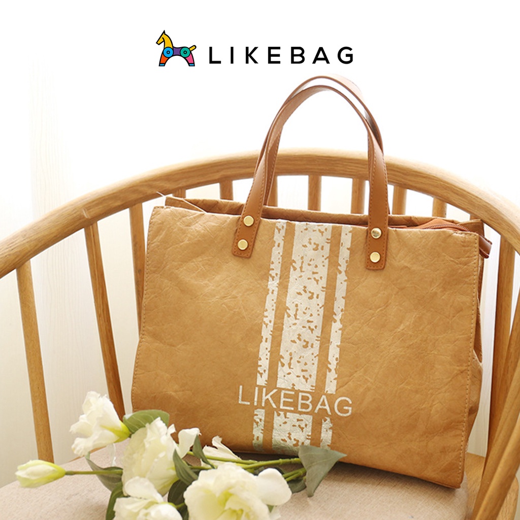 Túi nữ xách tay, đeo vai cỡ to LIKEBAG quai da cao cấp chắc chắn 173040577 - LIBAGI