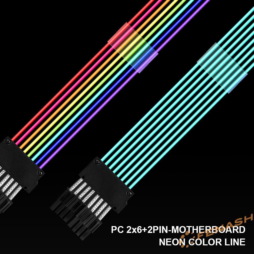 Dây cáp nối dài Psu Rgb Atx 24pin Pcie Gpu 8-chân chuyên dụng