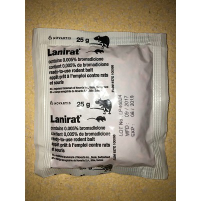 Combo 02 gói Thuốc diệt chuột ra sáng chết Novatist NK Thụy sĩ