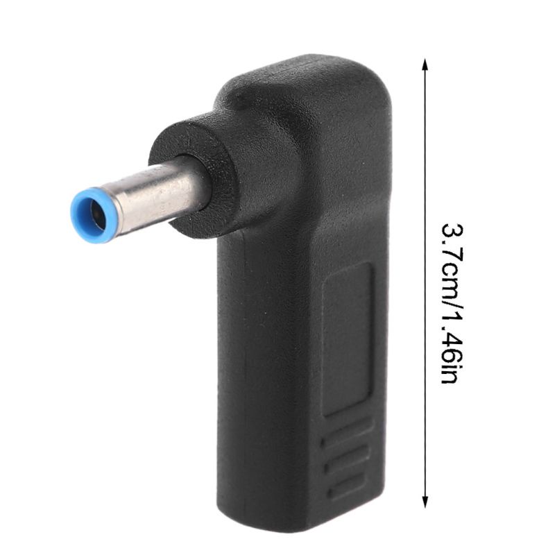 Đầu Nối Chuyển Đổi Nguồn DC USB Type C Đầu Cái Sang Đầu Đực 4.5x3.0mm Cho HP / Envy Elitebook 820