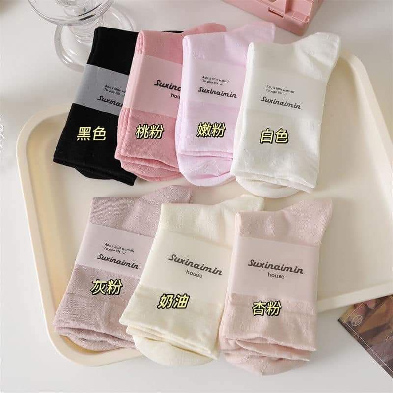 ORDER _ Set Tất 7 Màu Tông Pastel Siêu Xinh