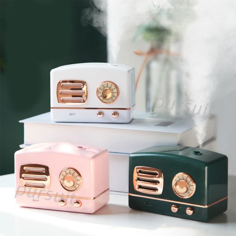 Máy Phun Sương Tạo Ẩm Không Khí Khuếch Tán Tinh Dầu Thiết Kế Phong Cách Retro