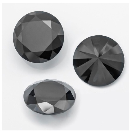 Moissanite đen tròn, 3EX Moissanite số lượng lớn