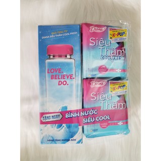 COMBO 2 BỊCH DIANA SIÊU THẤM COOLFRESH - TẶNG BÌNH NƯỚC