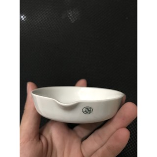 Đĩa sứ có mỏ thấp thành 55ml, đường kính 80mm cao 20mm - Jipo/Tiệp Khắc