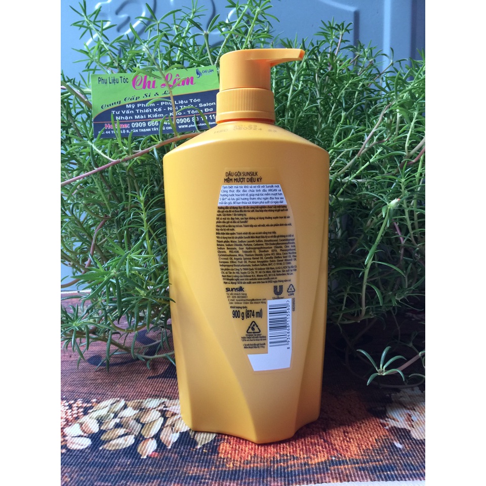 DẦU GỘI SUNSILK VÀNG 900G