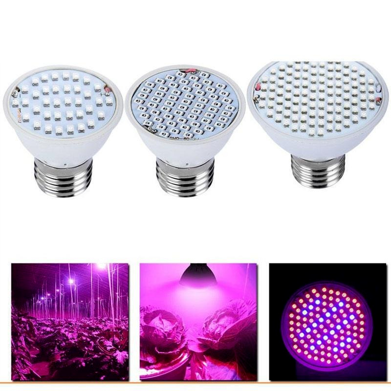 E27 E14 Led Grow Light Bulb/ Full Spectrum Hydroponic Plant Grow Lights/ Indoor Flower Seedlings Grow Tent Lamps
