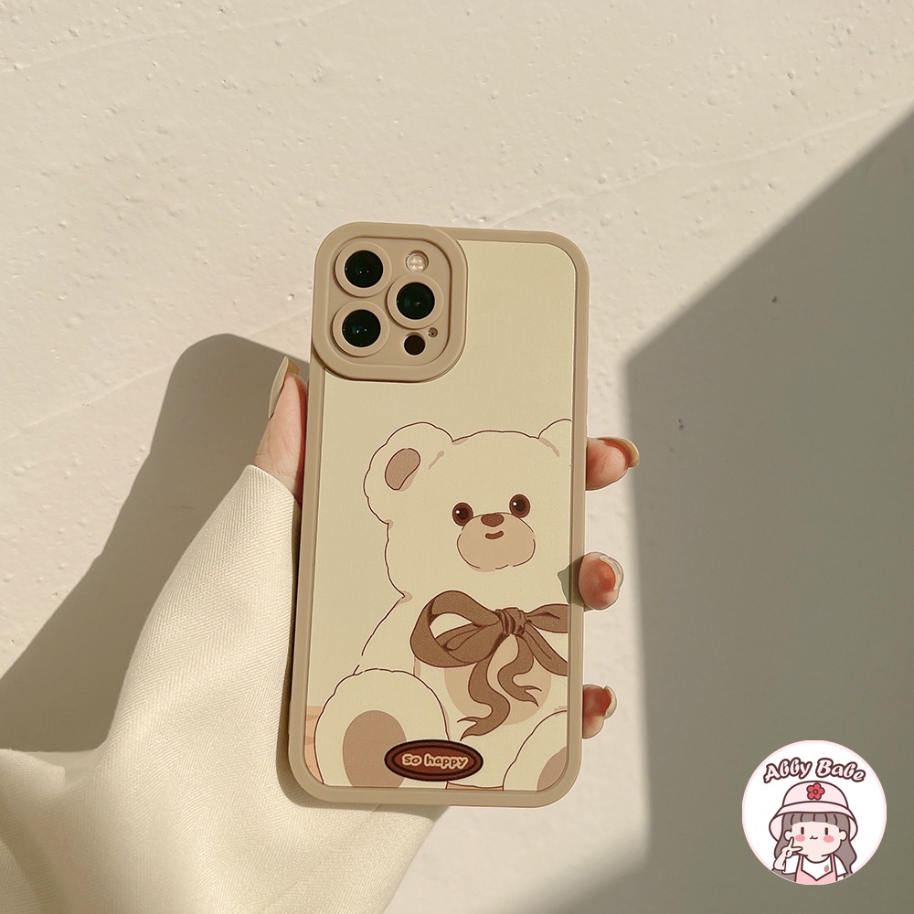 Ốp Điện Thoại TPU Mềm Mỏng Chống Sốc In Hình Gấu Hoạt Hình Cho IP 13 12 11 Pro Max XR 8 7 Plus