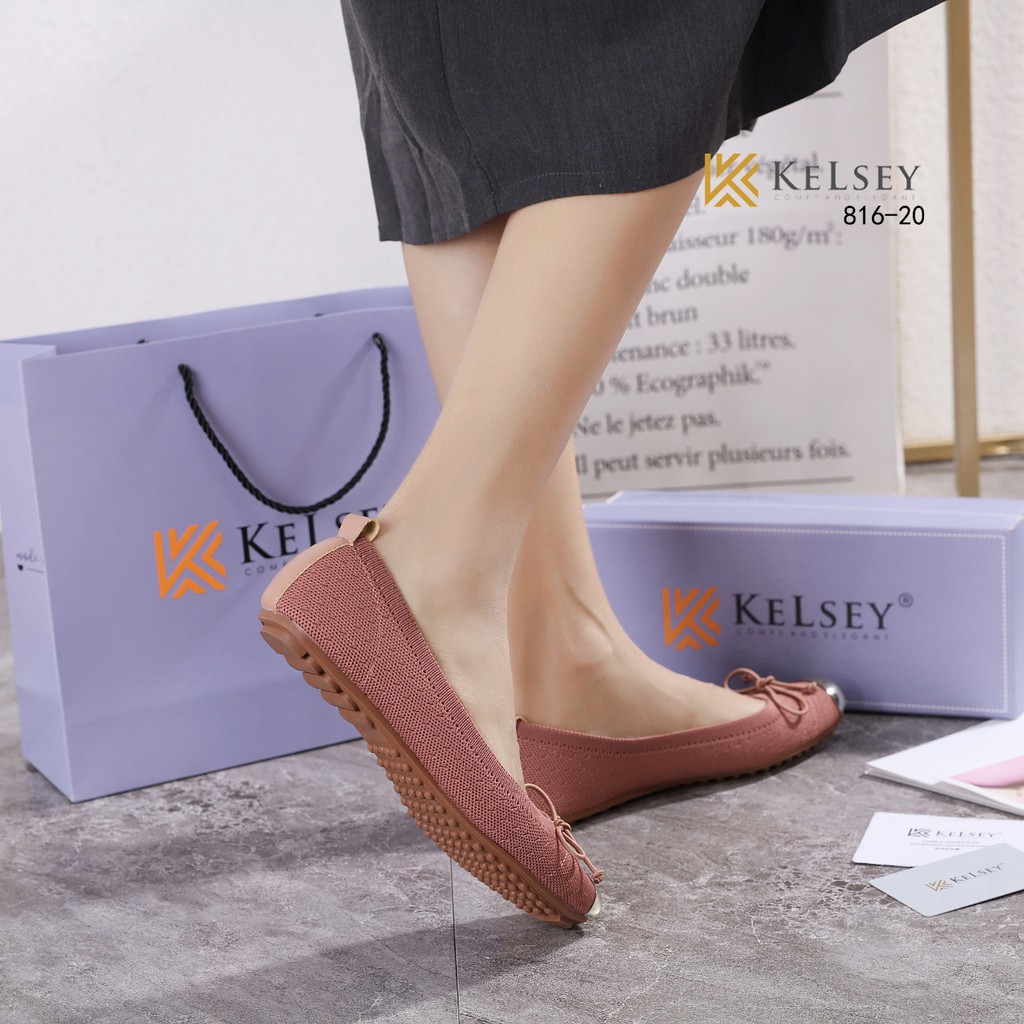 Giày Búp Bê Đế Bằng Nhập Khẩu Cho Nữ Kelssey 816-20 K