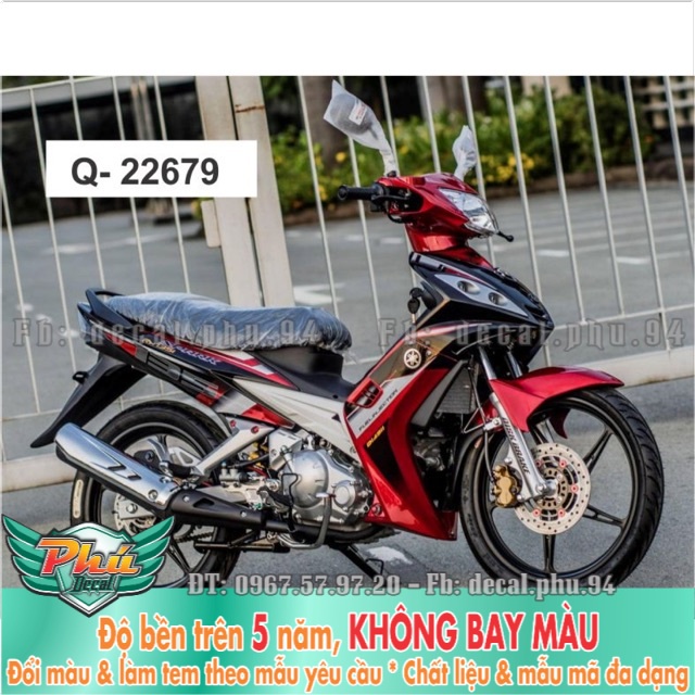 Tem rời Exciter 2006-2010 Đỏ đen độc -1