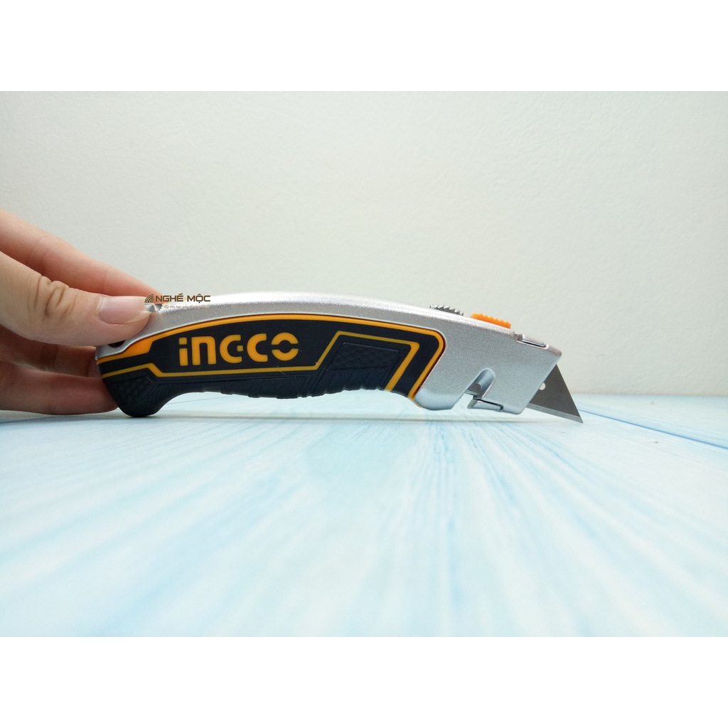 Dao trổ INGCO HUK6128 cao cấp dao rọc giấy Ingco chính hãng Nghề Mộc