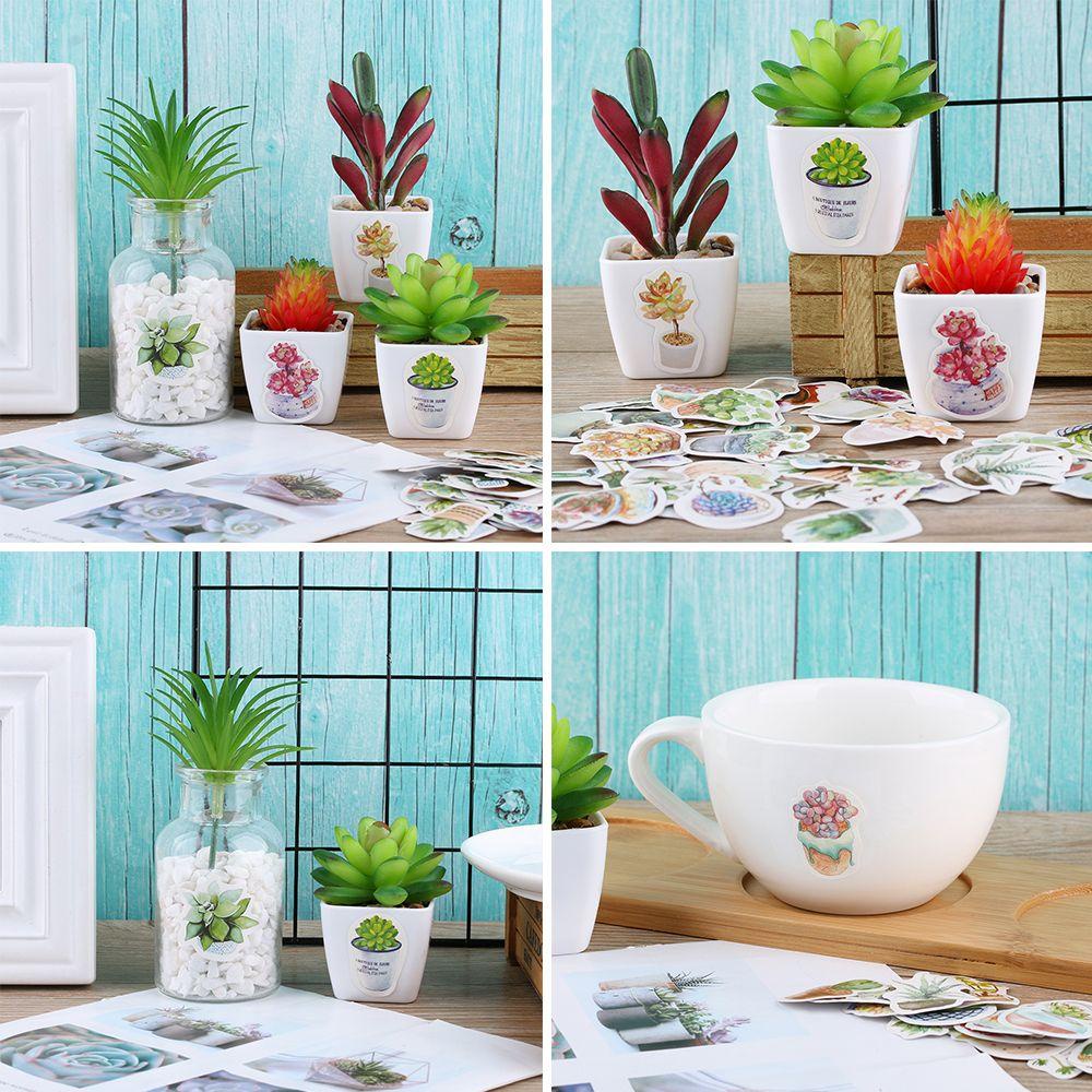 Hộp 50 Sticker Hoạt Hình Dán Trang Trí