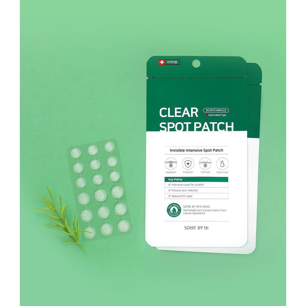 Miếng Dán Giảm Ngăn Ngừa Mụn SOME BY MI Miracle Clear Spot Patch 8g