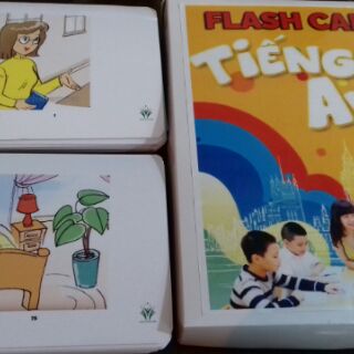 Combo Flashcard 345 của BGD (in 2 mặt)