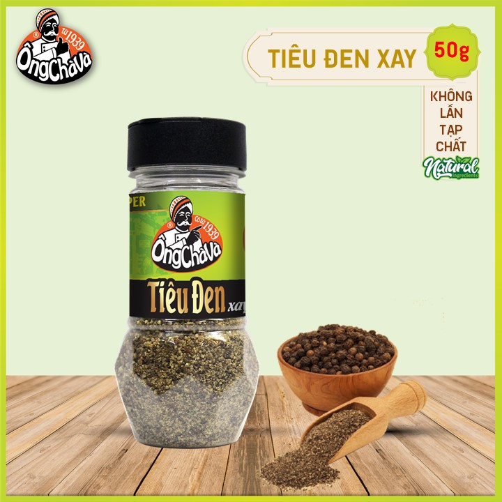 Tiêu Đen Xay Ông Chà Và 50gr (Black Pepper Powder)