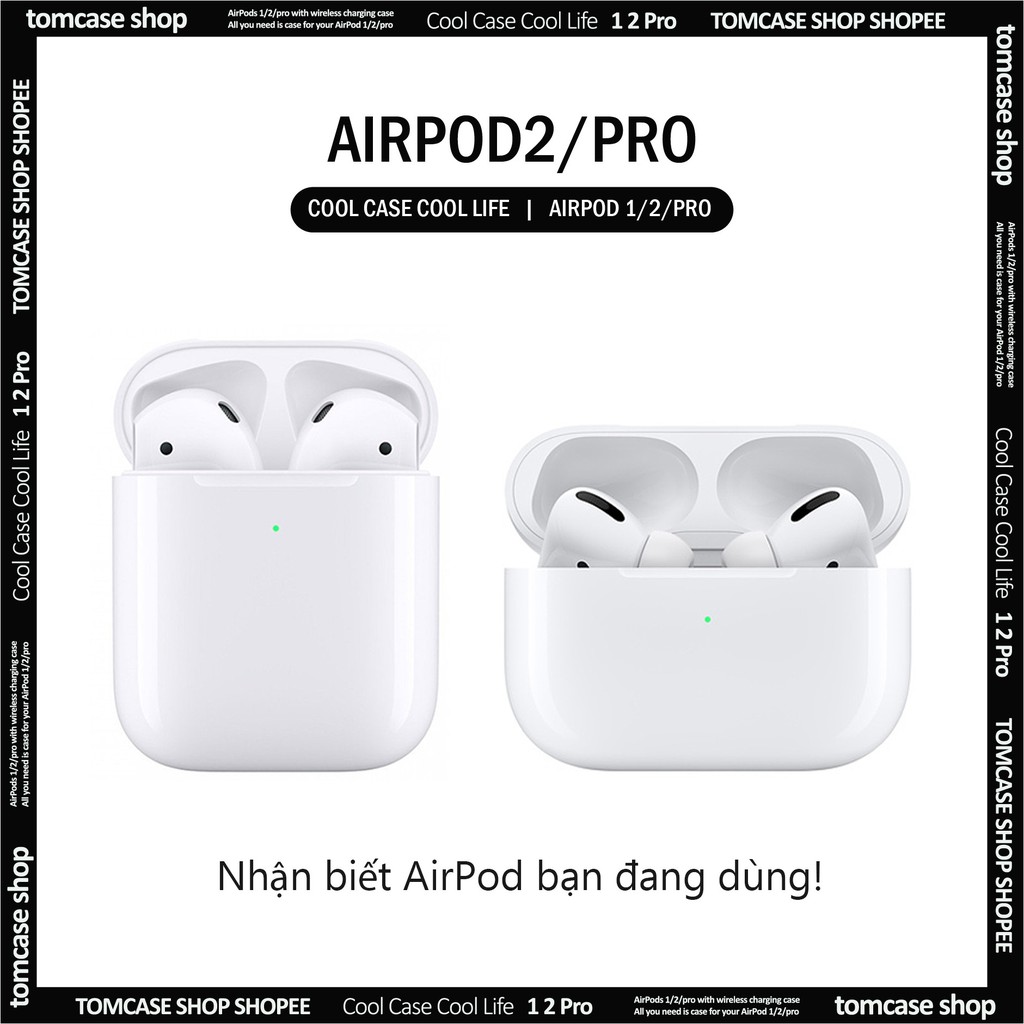 Tai nghe không dây bluetooth Airpod Pro, tai nghe airpod cảm biến đa điểm có định vị GPS, pin 4 đến 5 giờ - TOM CASE