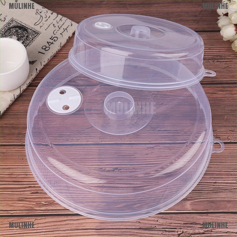 Nắp đậy đĩa thức ăn trong lò vi sóng bằng nhựa có lỗ thông hơi an toàn cho nhà bếp