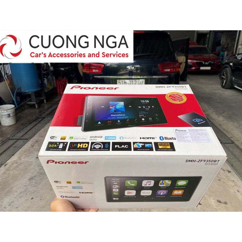 💘FREESHIP💘 Đầu phát DVD màn hình cảm ứng xe hơi Pioneer DMH ZF9350BT chính hãng Nhật bảo hành 24 tháng