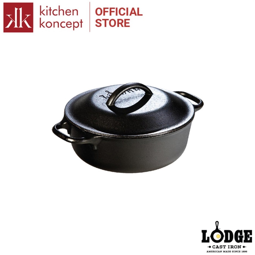 Nồi Gang Lodge - 21.4cm,1.89L sử dụng được trên mọi loại bếp