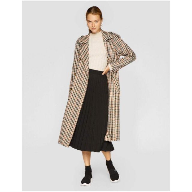 Chân váy midi Auth tuồn Stradivarius ( Ảnh thật)