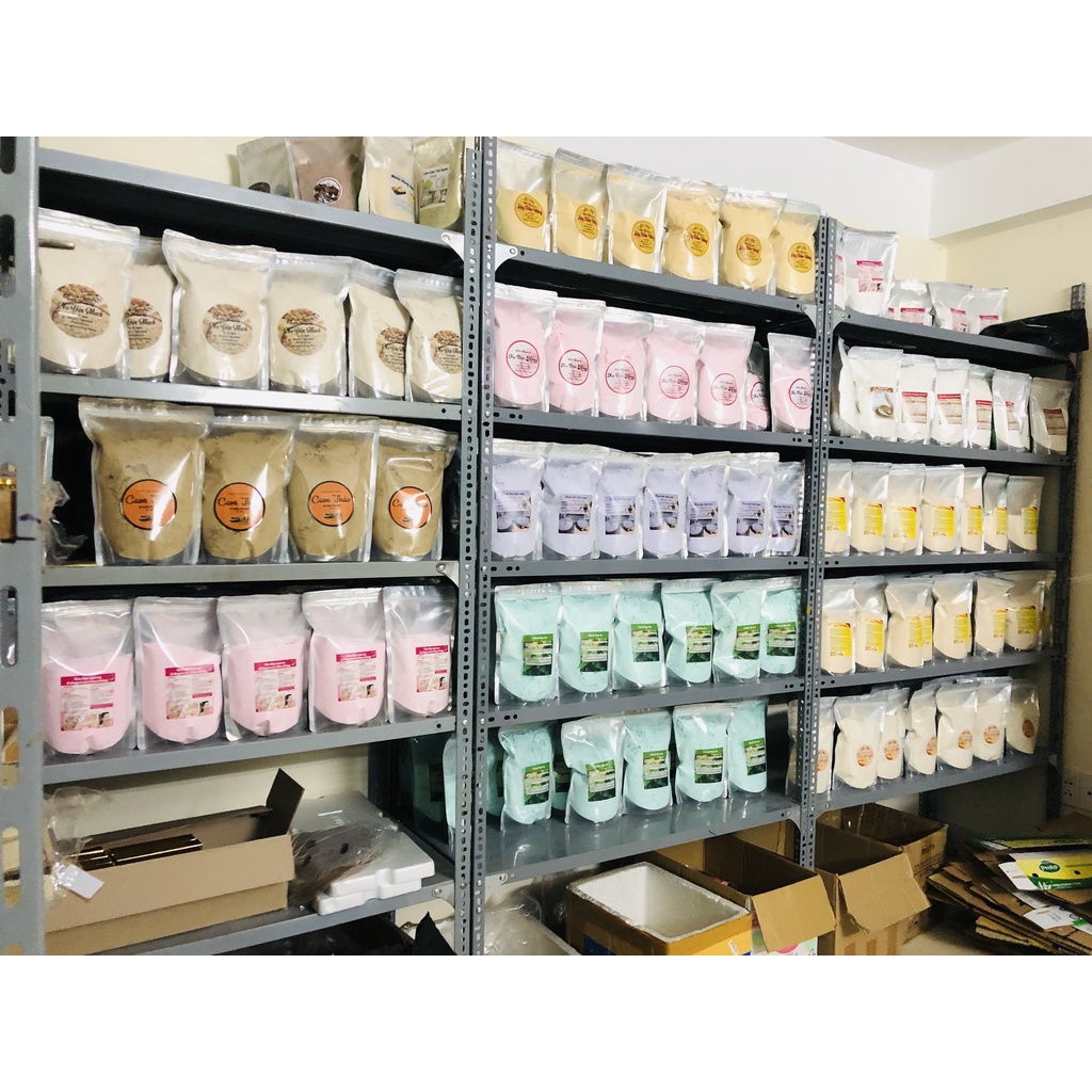 Bột mặt nạ trà xanh dưỡng da cao cấp túi zíp 1kg