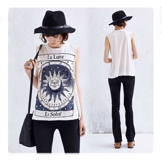 Áo ba lỗ, tanktop form rộng sát nách cho nữ F21 dư xịn